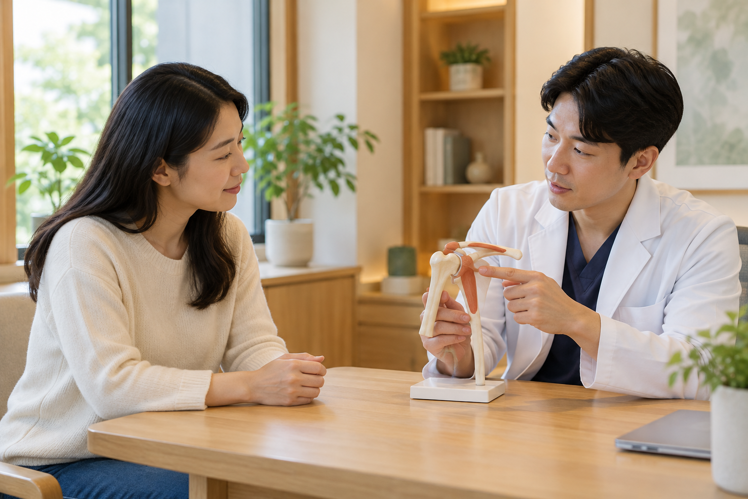 과천 어깨통증 한의원 — 어깨 상담에 관한 AI 설명용 이미지